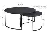 Coffee Table Barnette Modern Nesting Coffee Tables S/2 