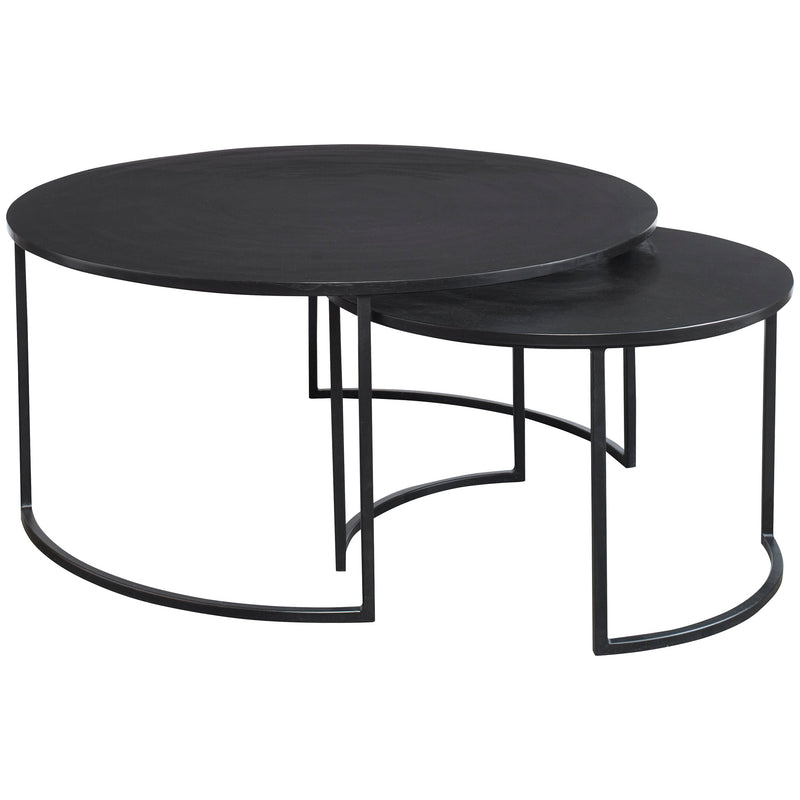 Coffee Table Barnette Modern Nesting Coffee Tables S/2 