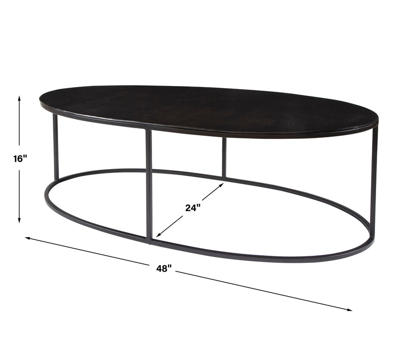 Coffee Table Coreene Oval Coffee Table 
