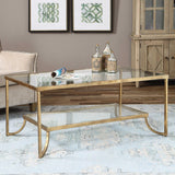 Coffee Table Katina Gold Leaf Coffee Table 