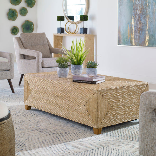 Coffee Table Rora Woven Coffee Table 