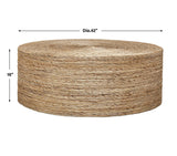 Coffee Table Rora Woven Round Coffee Table 
