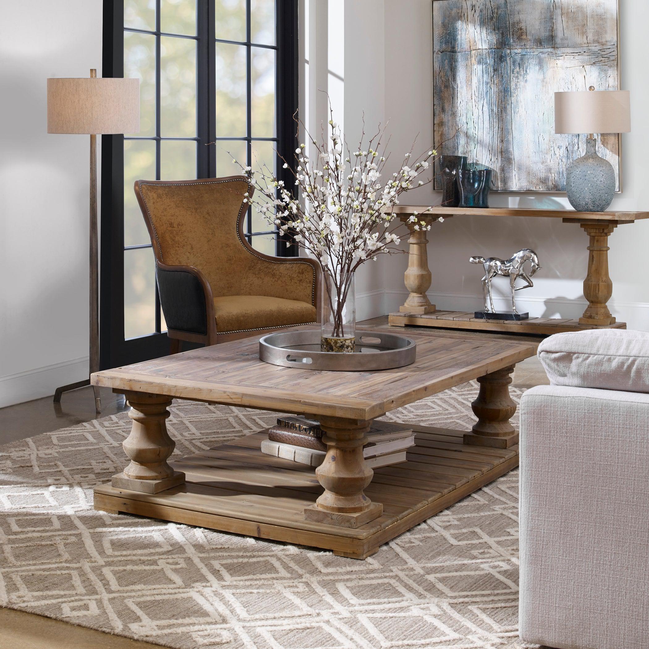 Rustic Cocktail Table Stratford Design with Salvaged Fir Lumber — free download