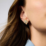 Jewelry Colette Stud // Chalcedony Blue 