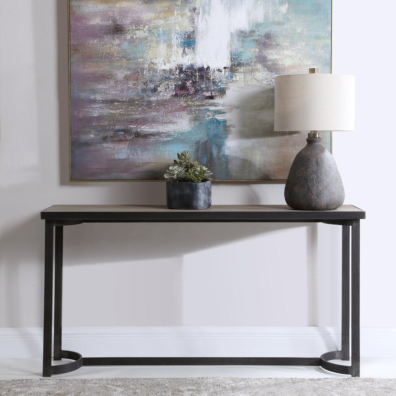 Console & Sofa Tables Basuto Steel Console Table 