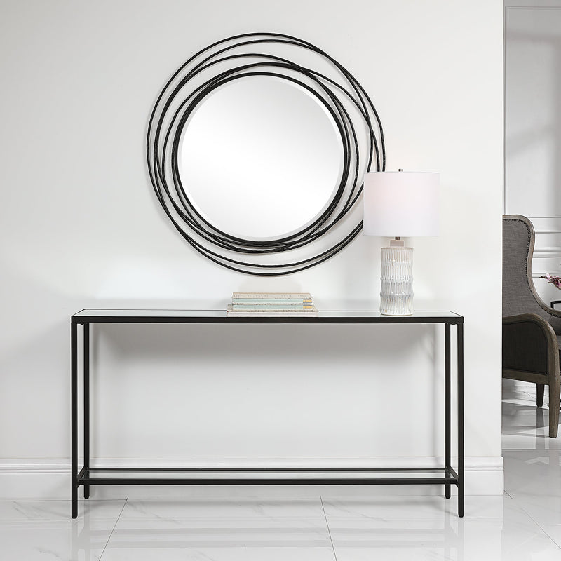 Console & Sofa Tables Hayley Black Console Table 