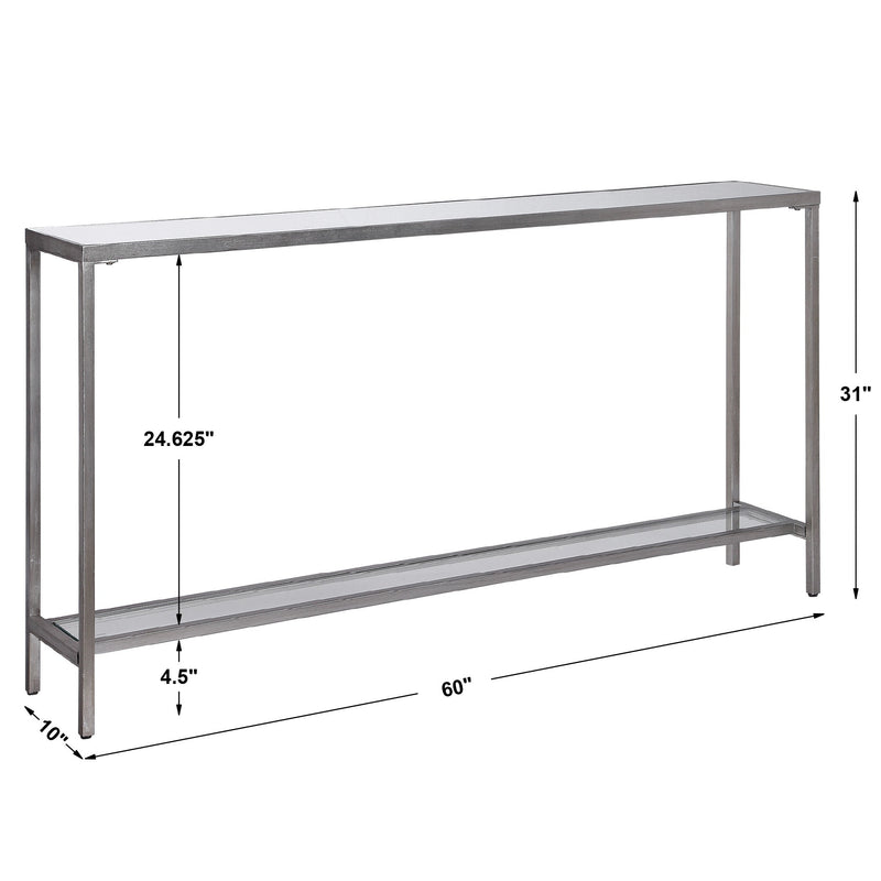 Console & Sofa Tables Hayley Silver Console Table 