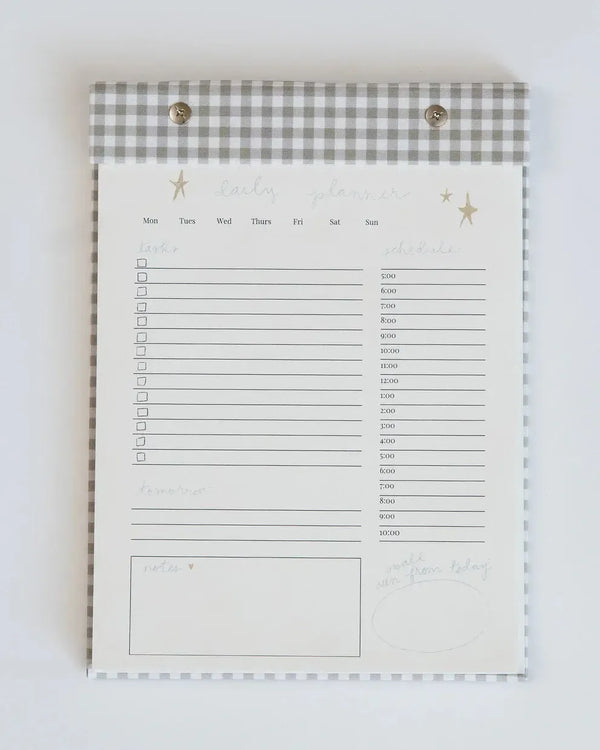 Planner DAILY PLANNER NOTEPAD / PISTACHIO GREEN 