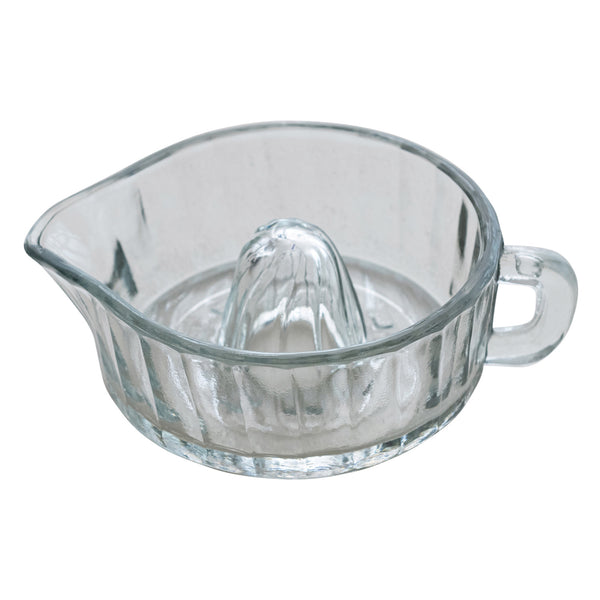 Barware 10 oz. Pressed Glass Juicer with Handle 