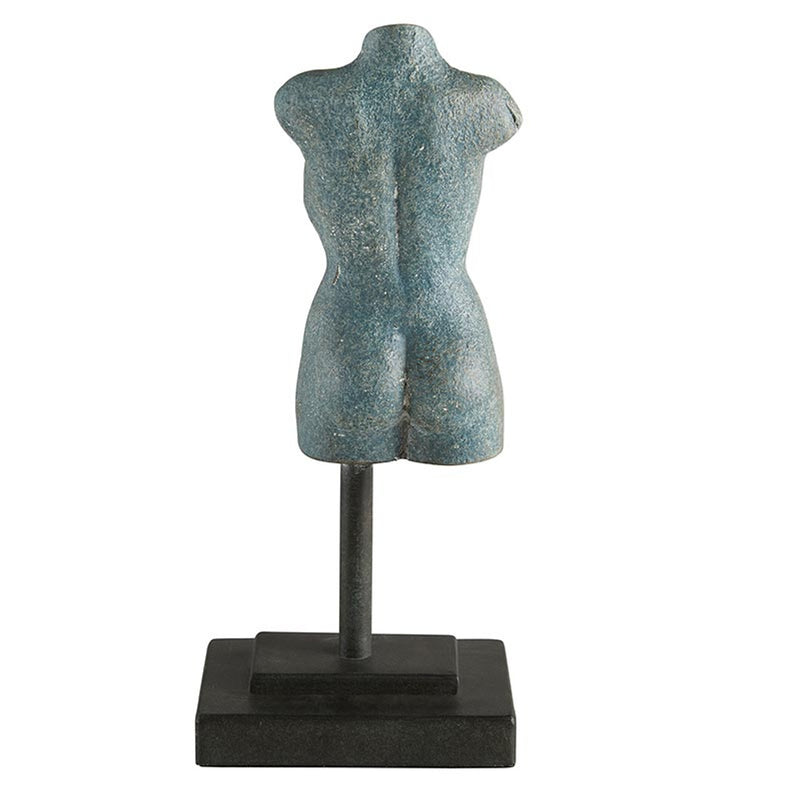 Decorative Object Iron Femme Bust Statue // Small 
