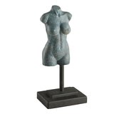 Decorative Object Iron Femme Bust Statue // Small 