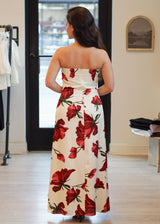 Lifestyle Valentina Floral Satin Dress 