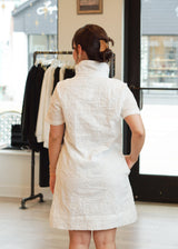  Zuri Collared Embroidered Tunic Dress 