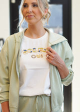 Soleil Oui Beaded T-Shirt