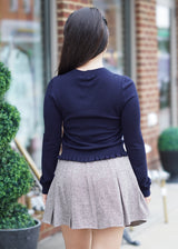 Camille Knit Cardigan // Navy