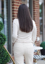 Lifestyle Camille Knit Cardigan // Cream 