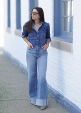 Bryce Denim Cropped Jacket
