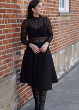 Zera Pleated Skirt // Black