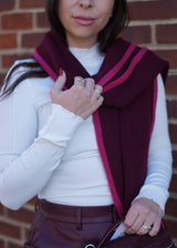 Nue 10/20 shoot: Tessa Contrast Edge Scarf