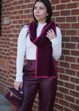 Nue 10/20 shoot: Tessa Contrast Edge Scarf