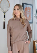 Lifestyle Jaide Scuba Modal Mockneck Top 