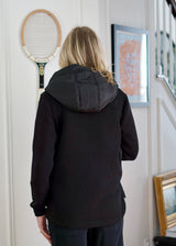 Lifestyle Avril Quilted Knit Jacket // Black 