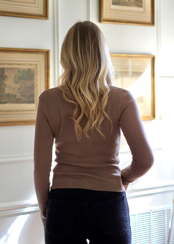 Lifestyle Brynn Asymmetrical Knit Top 