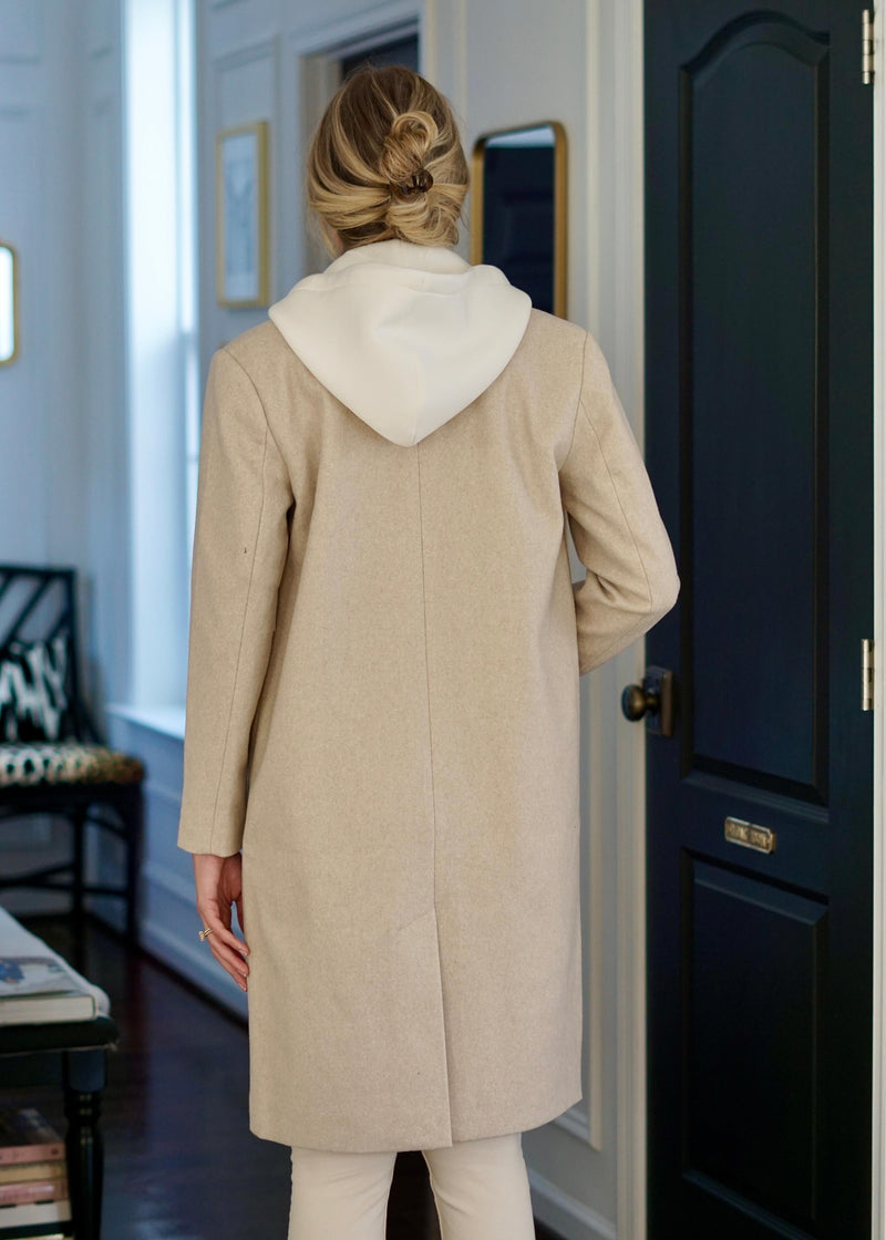 Lifestyle Annika Hooded Two Button Coat 