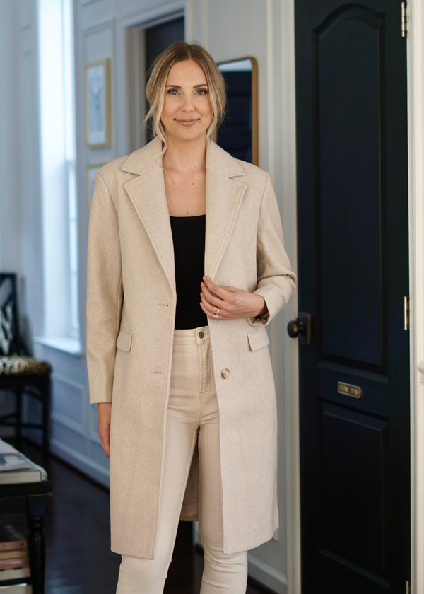 Lifestyle Annika Hooded Two Button Coat 