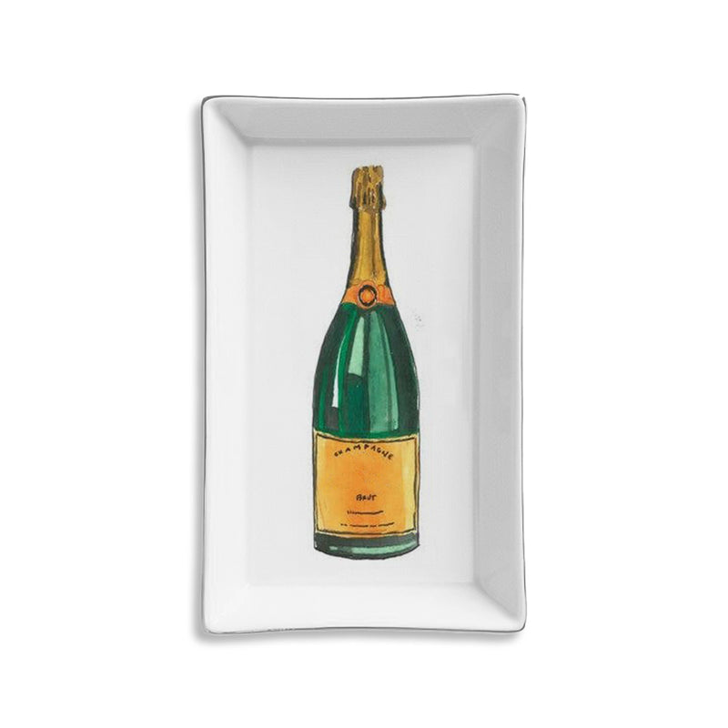  Ceramic Tray // Champagne Bottle 