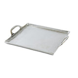 Decorative Trays Silver Aluminum Tray // Large 