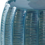 Outdoor Harbor Aqua Blue Garden Stool 