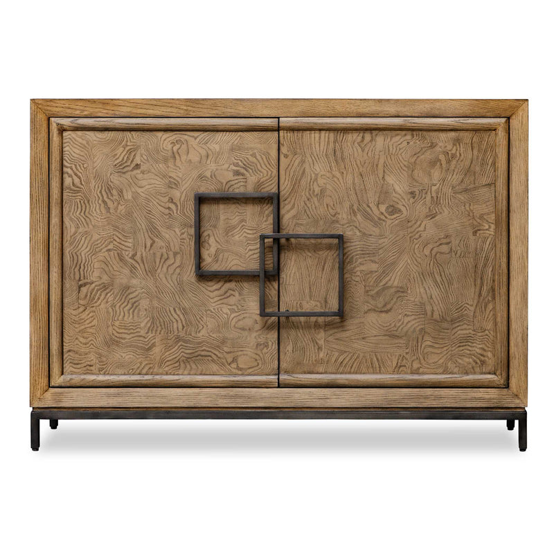 Accent Cabinets Paltrow Burl 2 Door Cabinet 