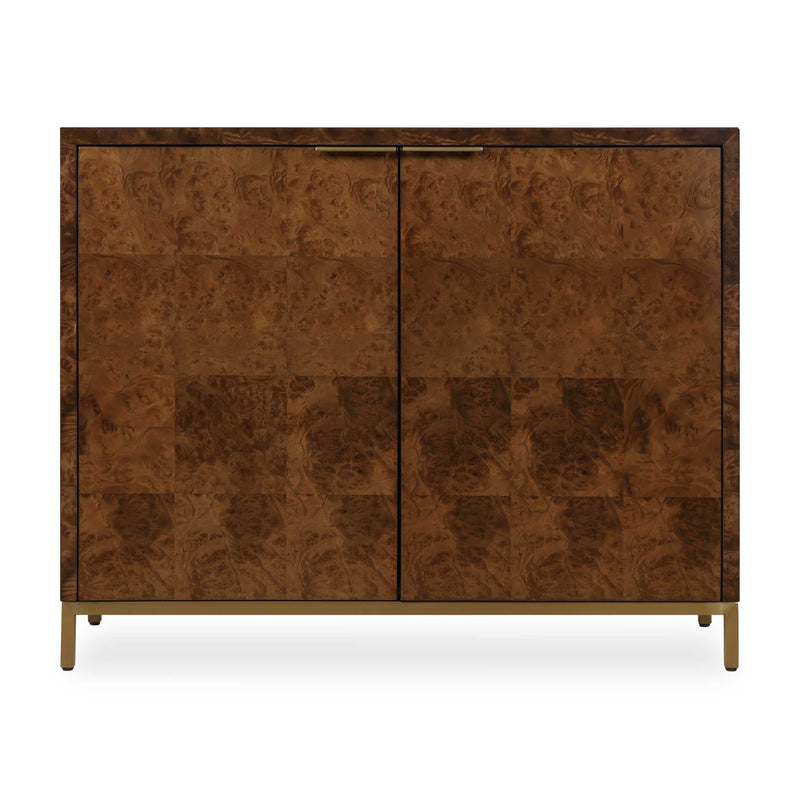 Accent Cabinets Jethro Burl 2 Door Cabinet 