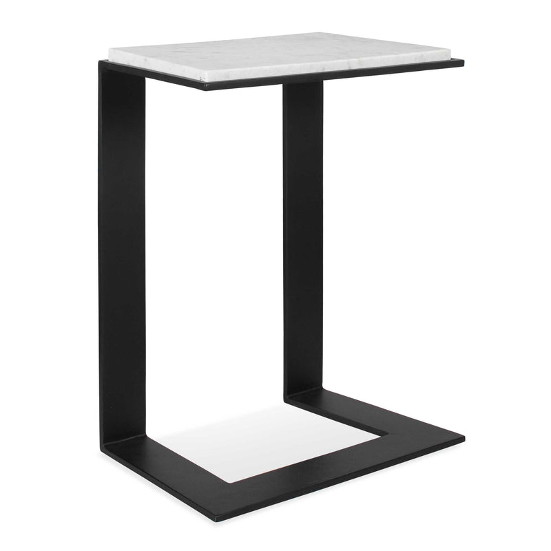 Accent Table Kenora White Marble Accent Table 