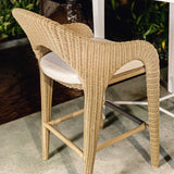 Outdoor Kavali Outdoor Wicker Counter Stool 