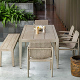 Outdoor Kirkham Wooden Outdoor Dining Table 
