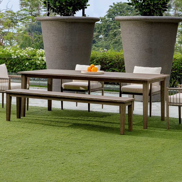 Outdoor Forsyth Dark Gray Outdoor Dining Table 
