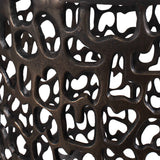 Outdoor Sabena White Marble Outdoor Side Table 