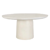 Outdoor Madrone Warm White Outdoor Dining Table 