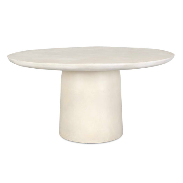 Outdoor Madrone Warm White Outdoor Dining Table 