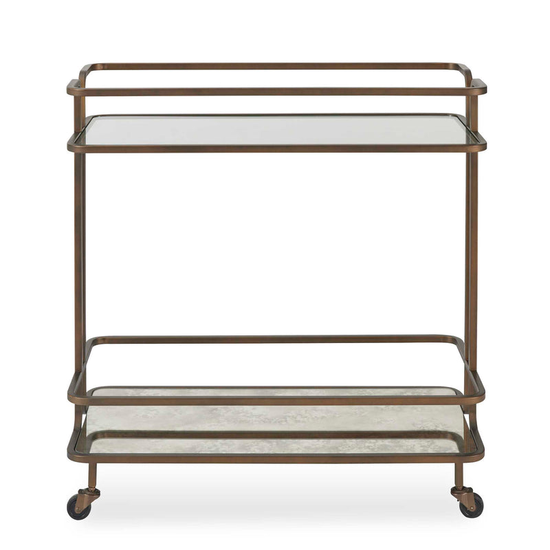 Furniture Erivo Bronze Bar Cart 
