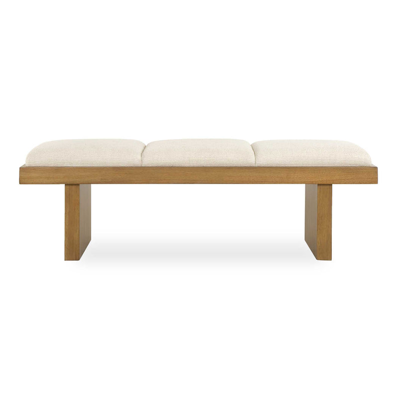 Benches, Ottomans & Stools Haden White Upholstery Bench 