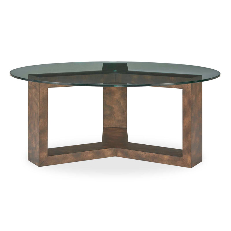 Coffee Table Ignis Round Glass Coffee Table 