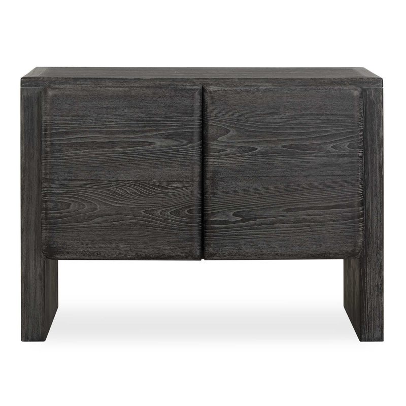 Accent Cabinets Bierk Dark Stain 2 Door Cabinet 