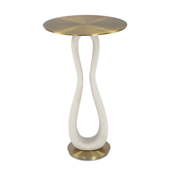Accent Table Sonia Modern Brass Accent Table 