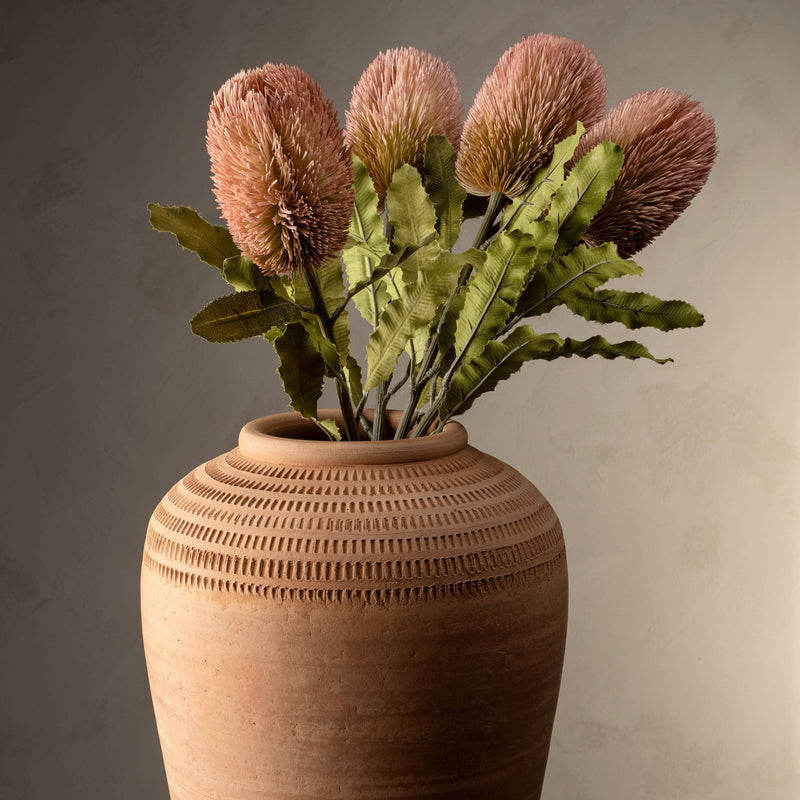  Banksia Floral Stem Pink 