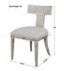Furniture Klis Dining Chair Set of 2 // White IN STOCK 