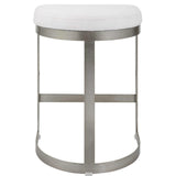 Furniture Ivana Counter Stool // Silver 