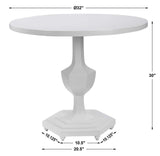 Furniture Kabarda Foyer Table 32 W X 30 H X 32 D (in) 